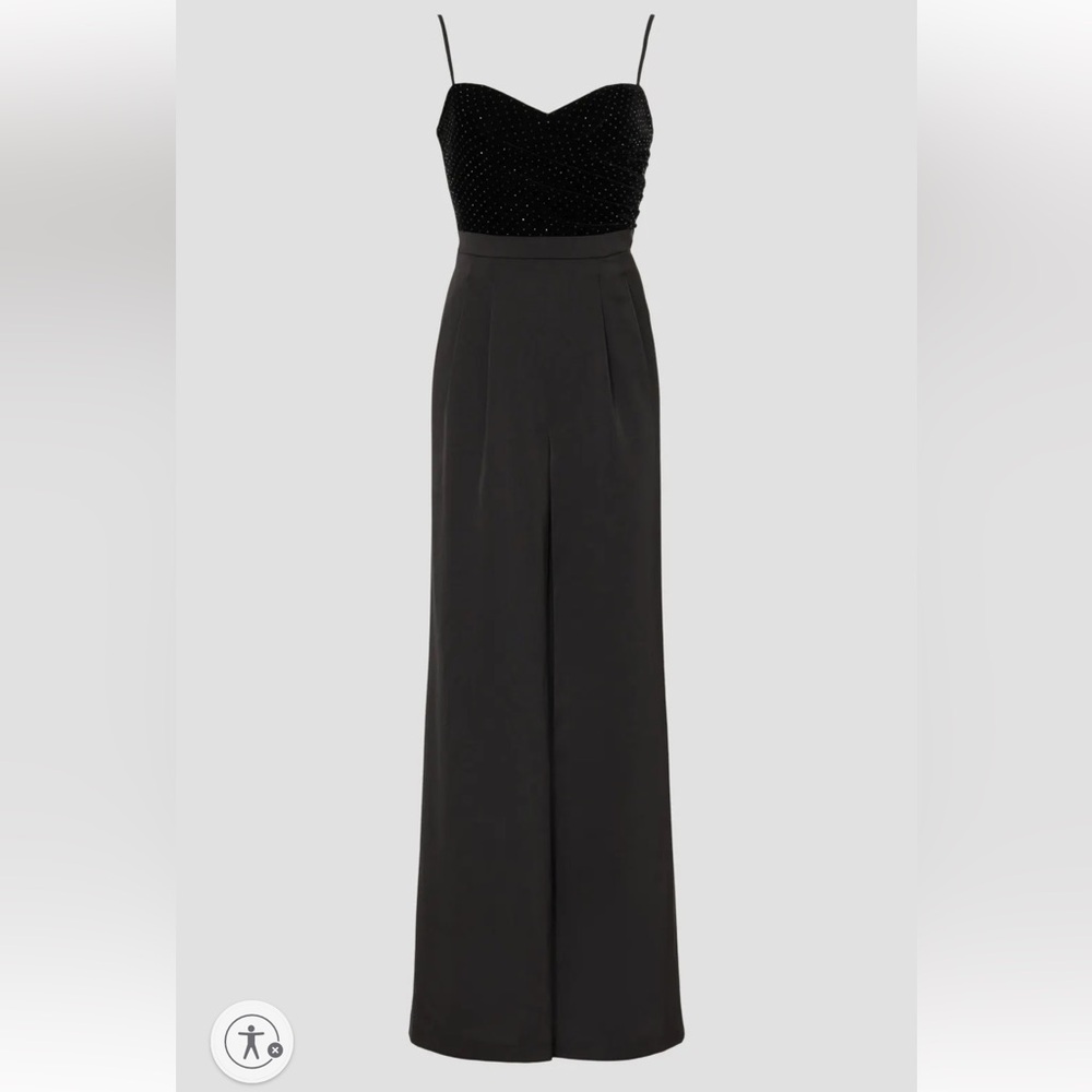 NWT Liv Foster Velvet Jumpsuit - Picture 9 of 9